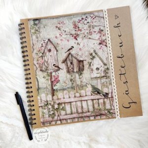 Gästebuch Vogelhäuschen | Geschenk zum Geburtstag | Muttertag