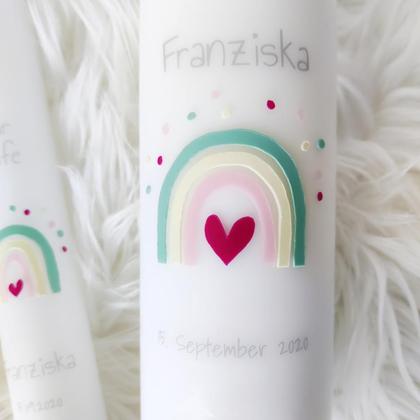 Taufkerzen 2er Set "Regenbogen" - Image 3