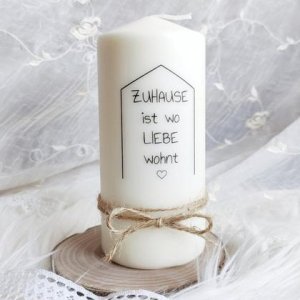 Kerze – Zuhause