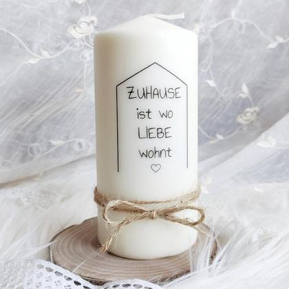 Kerze - Zuhause
