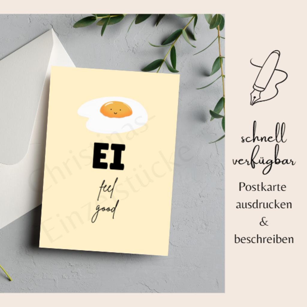 Osterkarten A6 | 4 Stück | PDF Download zum selber Ausdrucken |Postkarten - Image 2