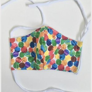 Kinder, Mund-Nase-Schutz Maske, Raupe Nimmersatt, versch. Größen