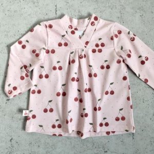 Baby-Tunika (Bio!), Kirschen, Größe 62-92