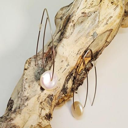 Ohrpendel mit Zuchtperle / Bouton - Image 2