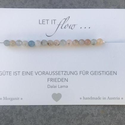 Morganit Armband