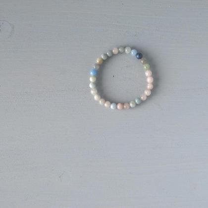 Morganit Armband 6mm - Image 2