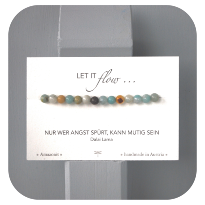 Amazonit Armband 6mm