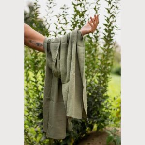 Musselin Schal – Agave Green