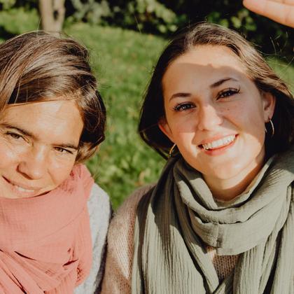 Musselin Schal - Fig Violet - Image 2