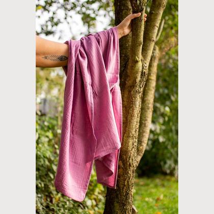 Musselin Schal - Plum Purple