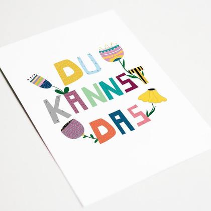 Du kannst das! Postkarte