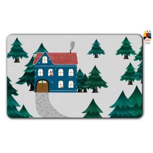 Frühstücksbrettchen –  Winterwald