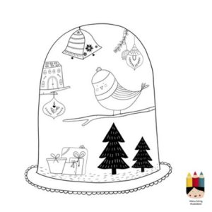 Weihnachtliche Fenstermalvorlagen