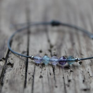 Seelenfreunde Armband „Fluorit“