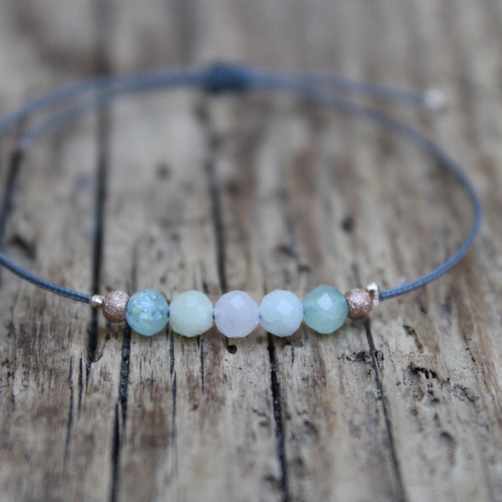 Seelenfreunde Armband "Morganit"