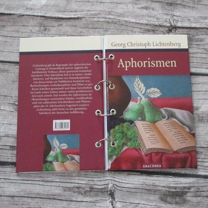 Notizbuch aus altem Buch "Aphorismen" - Image 2