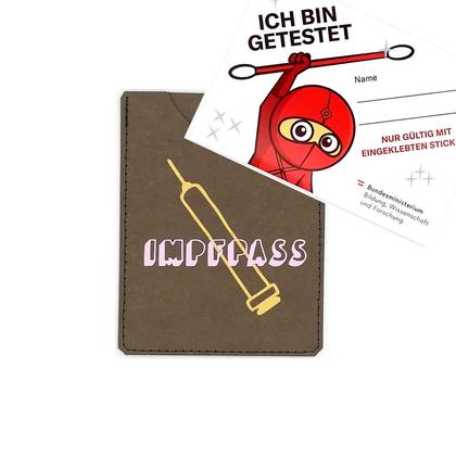 Impfpasshülle klein - rosa-gold - Image 2