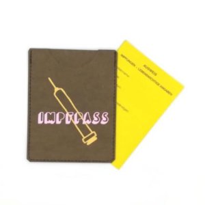 Impfpasshülle klein – rosa-gold