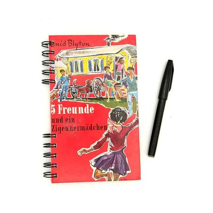 Notizbuch aus altem Buch "5 Freunde machen eine Entdeckung"" - Image 4