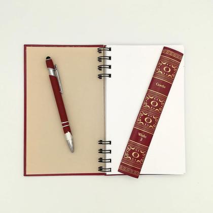 Notizbuch aus altem Buch - "grün mit Schrift" - Image 4