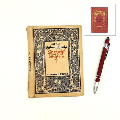 Notizbuch aus altem Buch "Ehzuchtbüchlein"