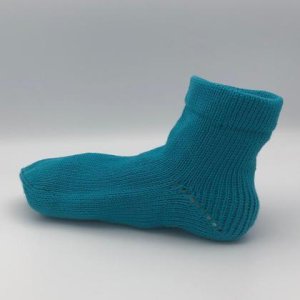 Socke mit Saum