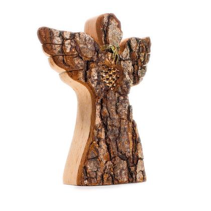 Engerl mit Herz (goldene Swarovski Kristalle) - Image 2