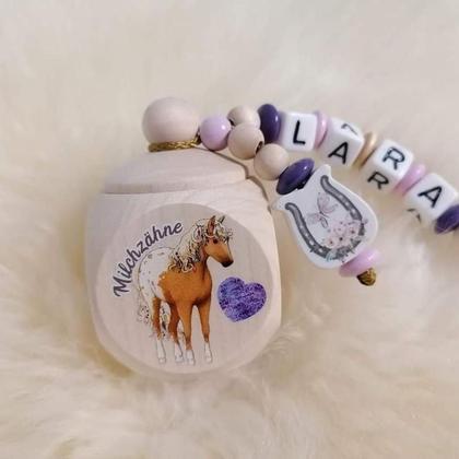 Milchzahndose mit Name (Pferd) - Image 3