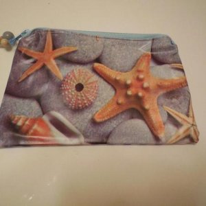 Krimskramstäschchen, Kosmetiktasche „Seesterne 1“