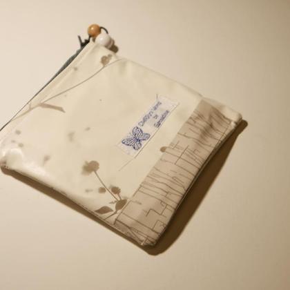 Kosmetiktasche "Herz weiss 1"