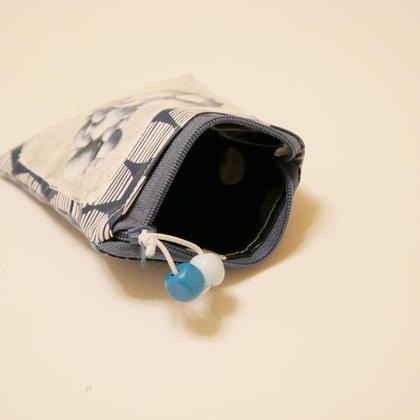 Krimskramstäschchen, Kosmetiktasche "Muscheln blau"" - Image 3