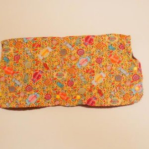 Kinderwagenmuff „Gelb Zuckerln“