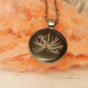 Kette Blume „rosa“