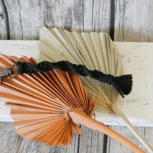 Makramee Schlüsselanhänger „schwarz“