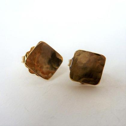 Ohrstecker   "Quadrat"