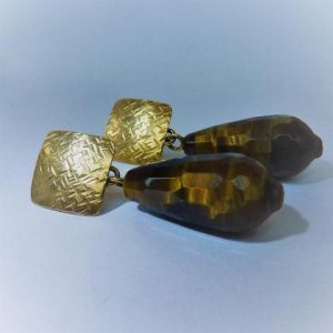 Ohrstecker mit Tigerauge