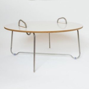 Wellenreiter Couchtisch Edelstahl