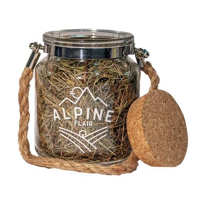 3 Vorratsgläser mit Korkdeckel und stylischer Kordel