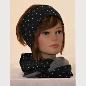 Kombi Stirnband und Loop Minikreuze