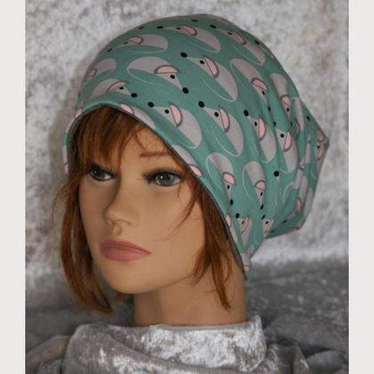 Wendehaube Mäuse türkis