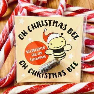 „Oh Christmas Bee“ GRÜMI inkl. Blühanleitung