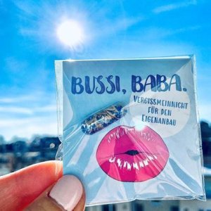 „Bussi, Baba.“ GRÜMI inkl. Blühanleitung