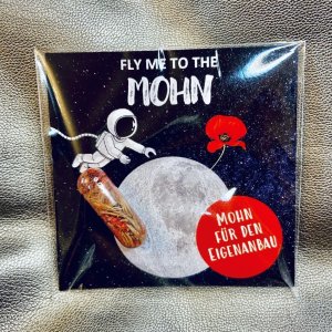 „Fly me to the Mohn“ GRÜMI inkl. Blühanleitung