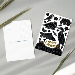 Typisch Waldviertel Postkarte