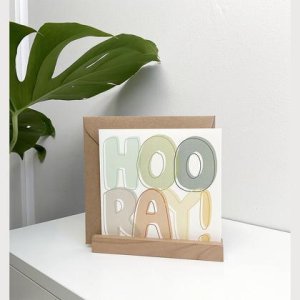 Hooray! Glückwunschkarte