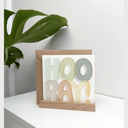 Hooray! Glückwunschkarte
