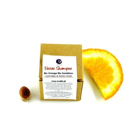 Festes Shampoo Orange BIO Sanddorn - für normales & feines Haar