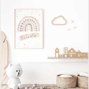 Geburtsposter mit Name