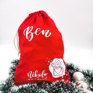 handgemachte Nikolosackerl mit Namen personalisierbar