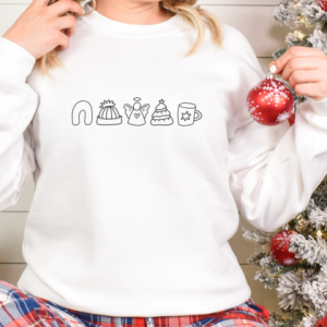 Personalisierte Familienpullover für Weihnachten